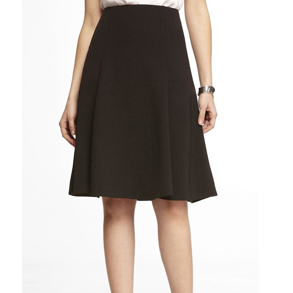 Midi Flare Business Skirt